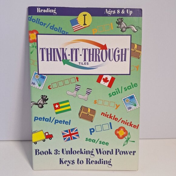 Think-It-Through Tiles Book 3 Unlocking Keys To Reading Ages 8+ Discovery Toys - Picture 1 of 6
